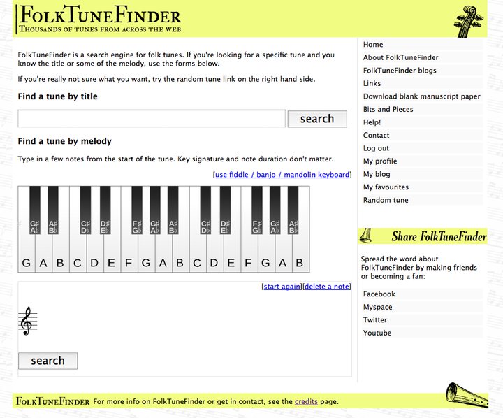 FolkTuneFinder version 3