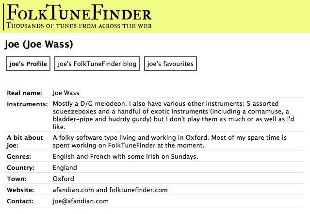 FolkTuneFinder version 3